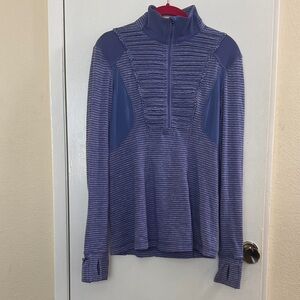 Lululemon Athletica Lavender 1/4 zip Knit Top